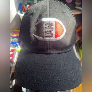 The Game Black Snapback Mesh Back Trucker Hat